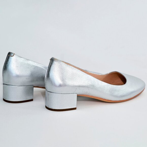 Clarks Orabella Alice Silver low heels size 7.5 - Picture 6 of 13